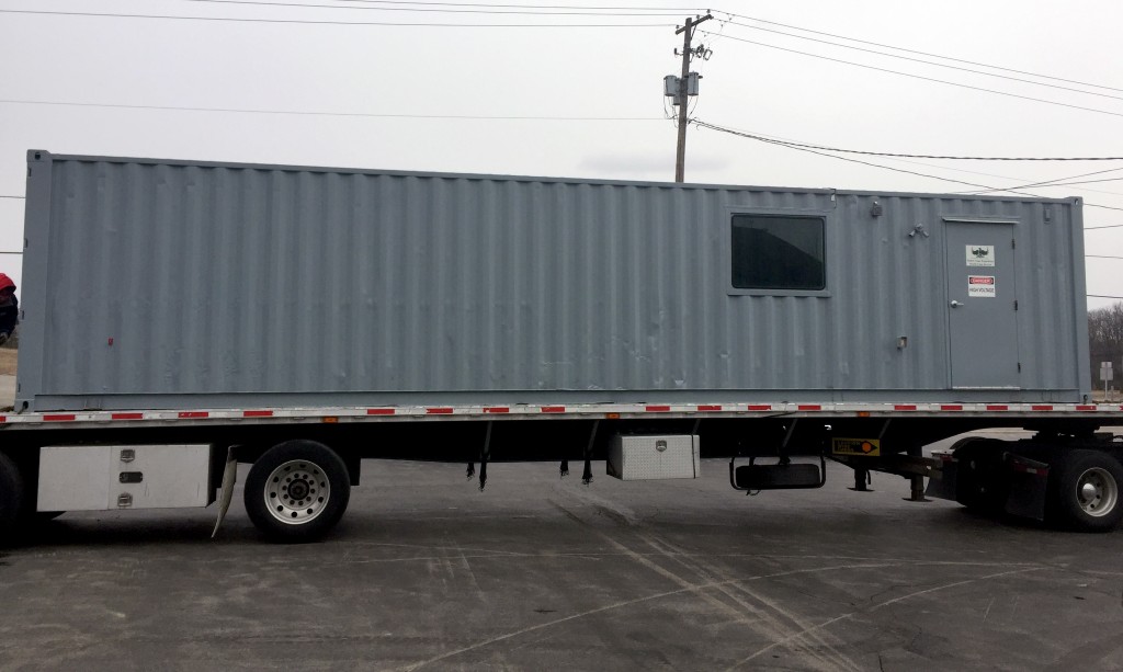 Renovated Shipping Container Control Centers